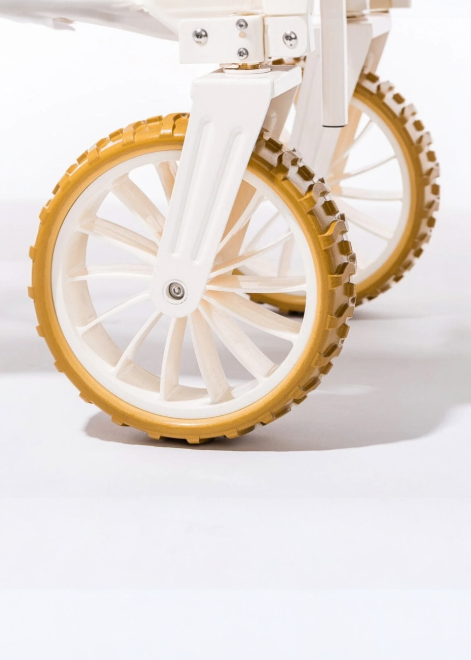 Chariot de plage, rayures noires
