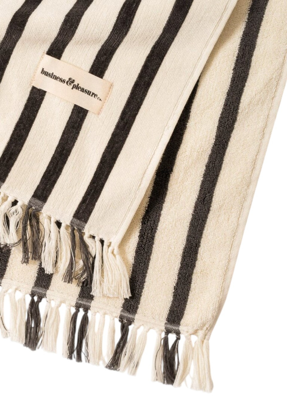 Striped beach towel - BUSINESS & PLEASURE