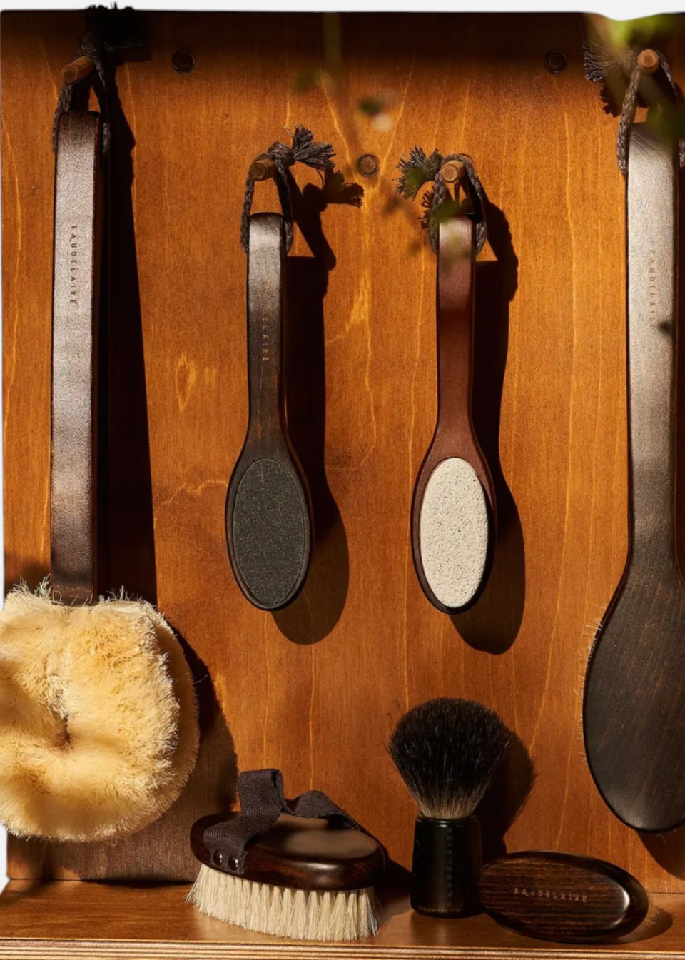 Brosse pour le corps en bois de hêtre - BAUDELAIRE