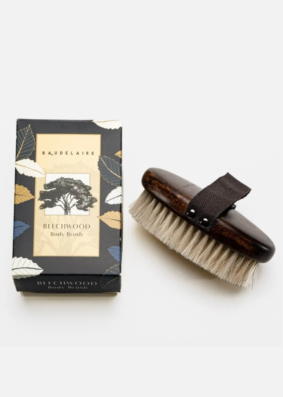 Beechwood body brush - BAUDELAIRE