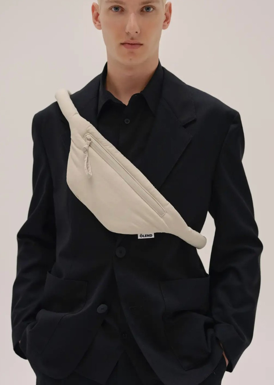 Beige Padded Hip Pack - ÖLEND