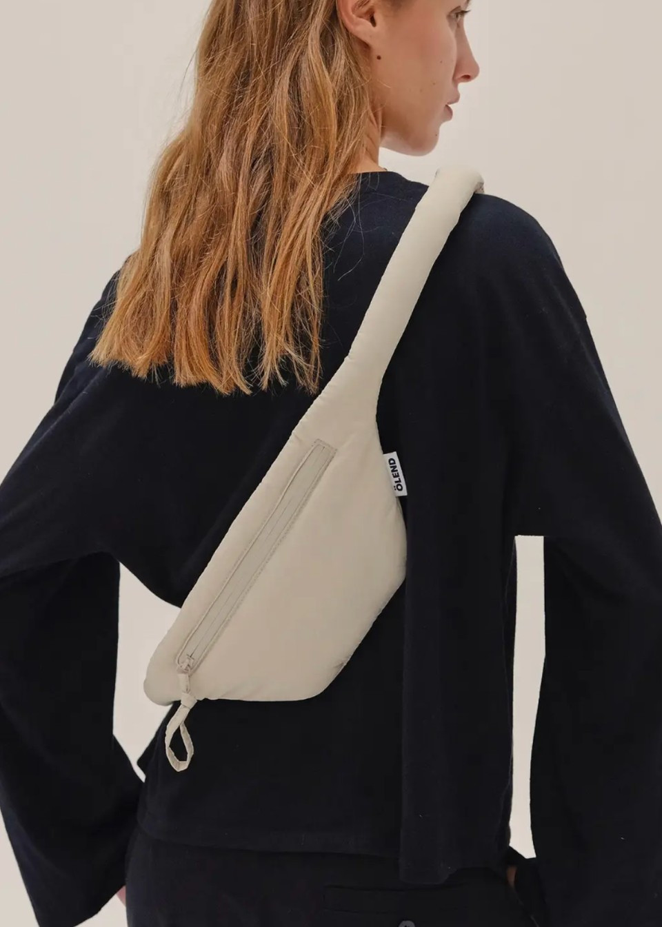 Beige Padded Hip Pack - ÖLEND