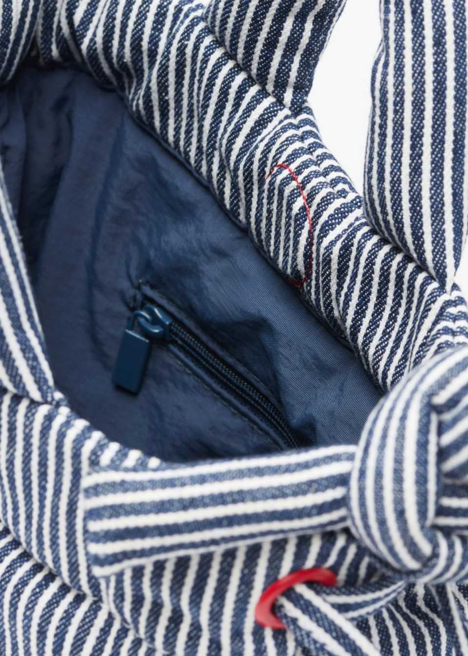 Navy blue stripes Ona Soft Bag - ÖLEND
