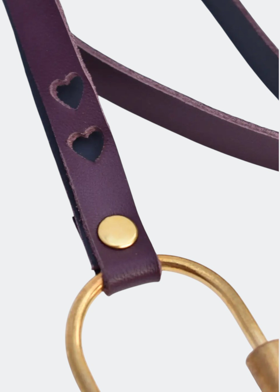 Porte-clés en cuir Cerise - CELINA MANCURTI Porte-clés en cuir Cerise - CELINA MANCURTI