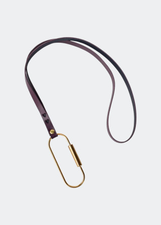Cherry Leather Keychain - CELINA MANCURTI