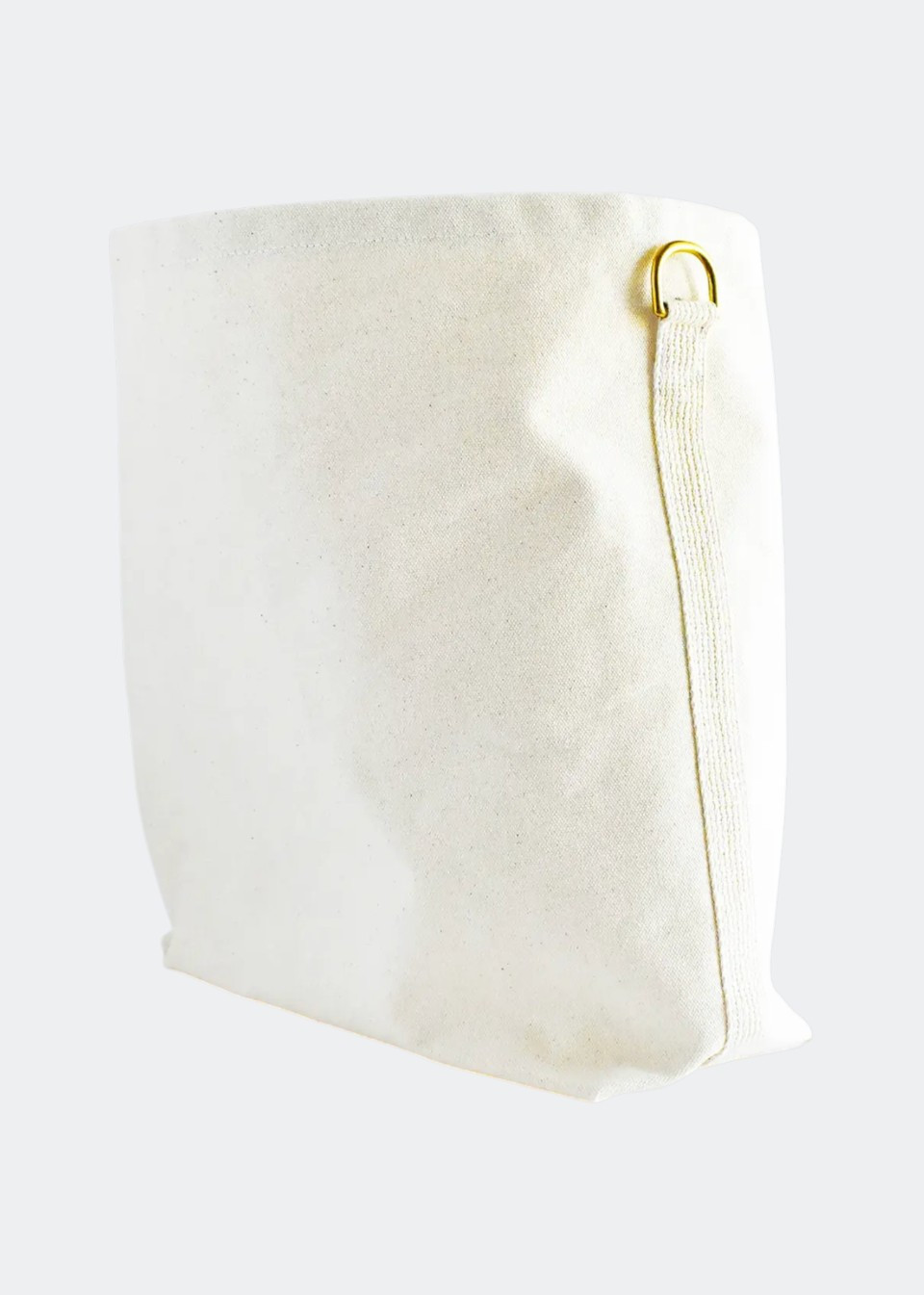 Sac fourre tout en toile et cuir naturel - CELINA MANCURTI