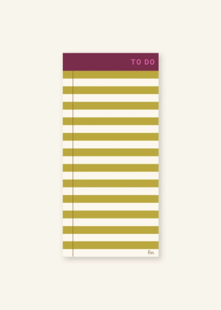 Olive notepad - FIN STUDIO