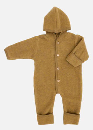 Combinaison pour bébé en laine safran - ENGEL NATUR