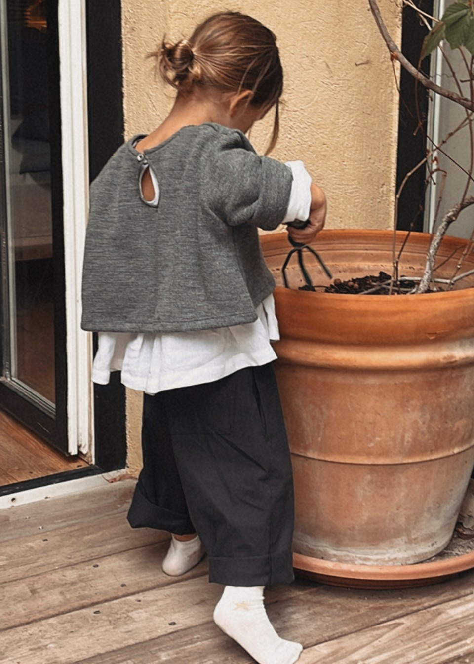 blouse plissée manches longues, lin blanc - LE VESTIAIRE DE JEANNE blouse plissée manches longues, lin blanc - LE VESTIAIRE DE JEANNE