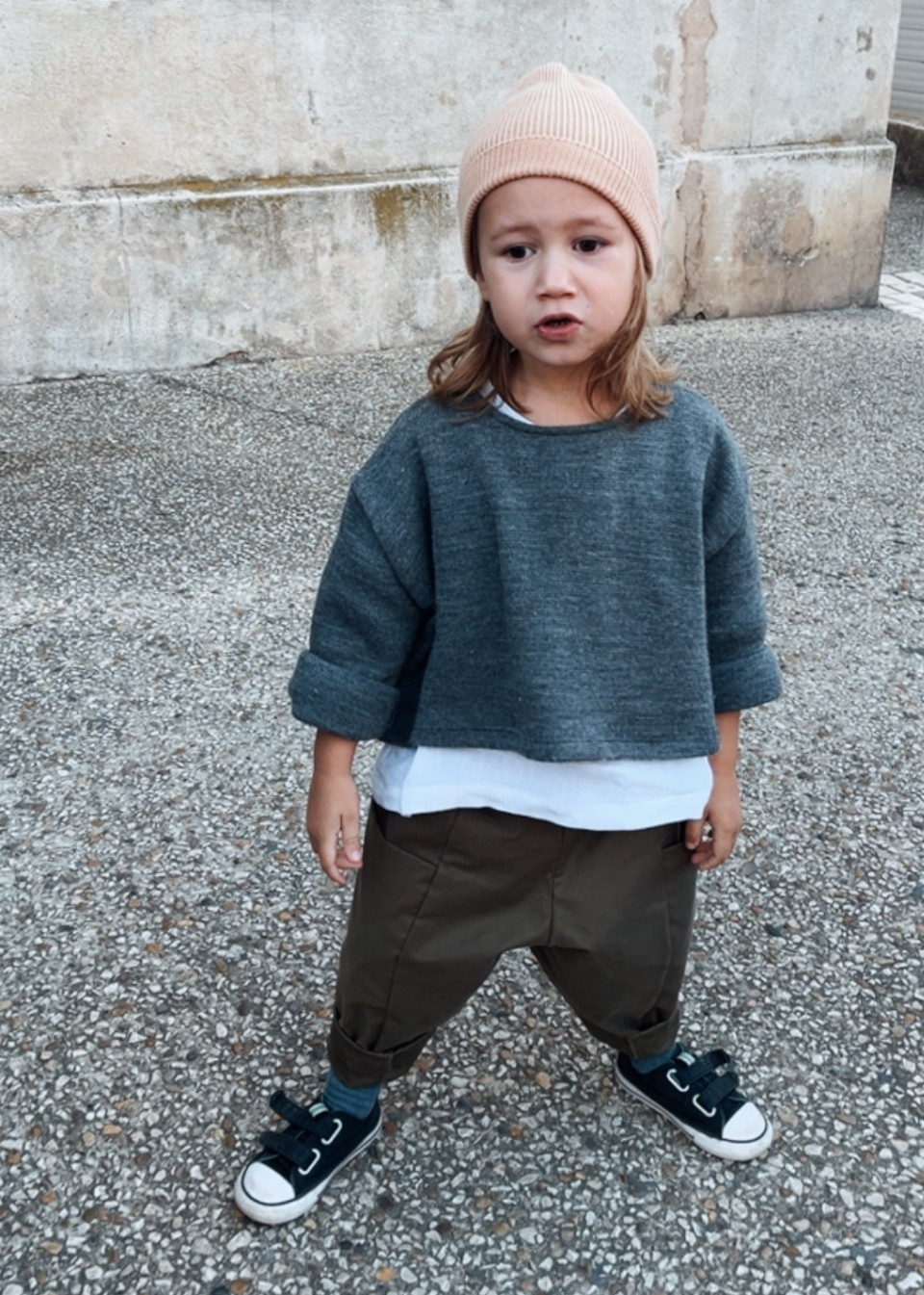 Pantalon 09 enfant en popeline kaki - LE VESTIAIRE DE JEANNE Pantalon 09 enfant en popeline kaki - LE VESTIAIRE DE JEANNE