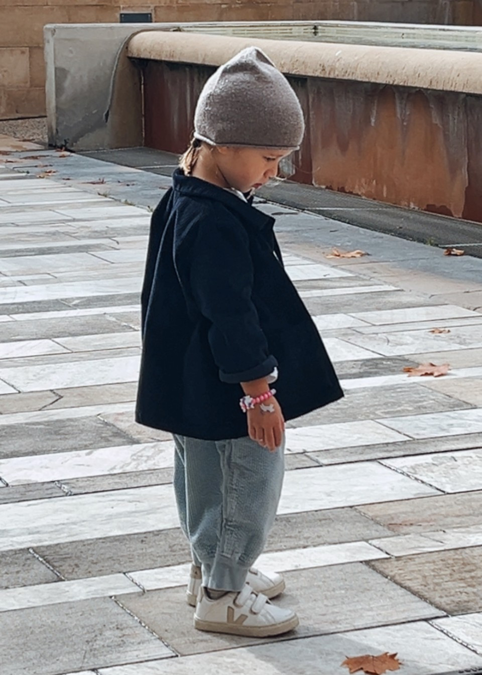 Otter merino wool beanie - HVID