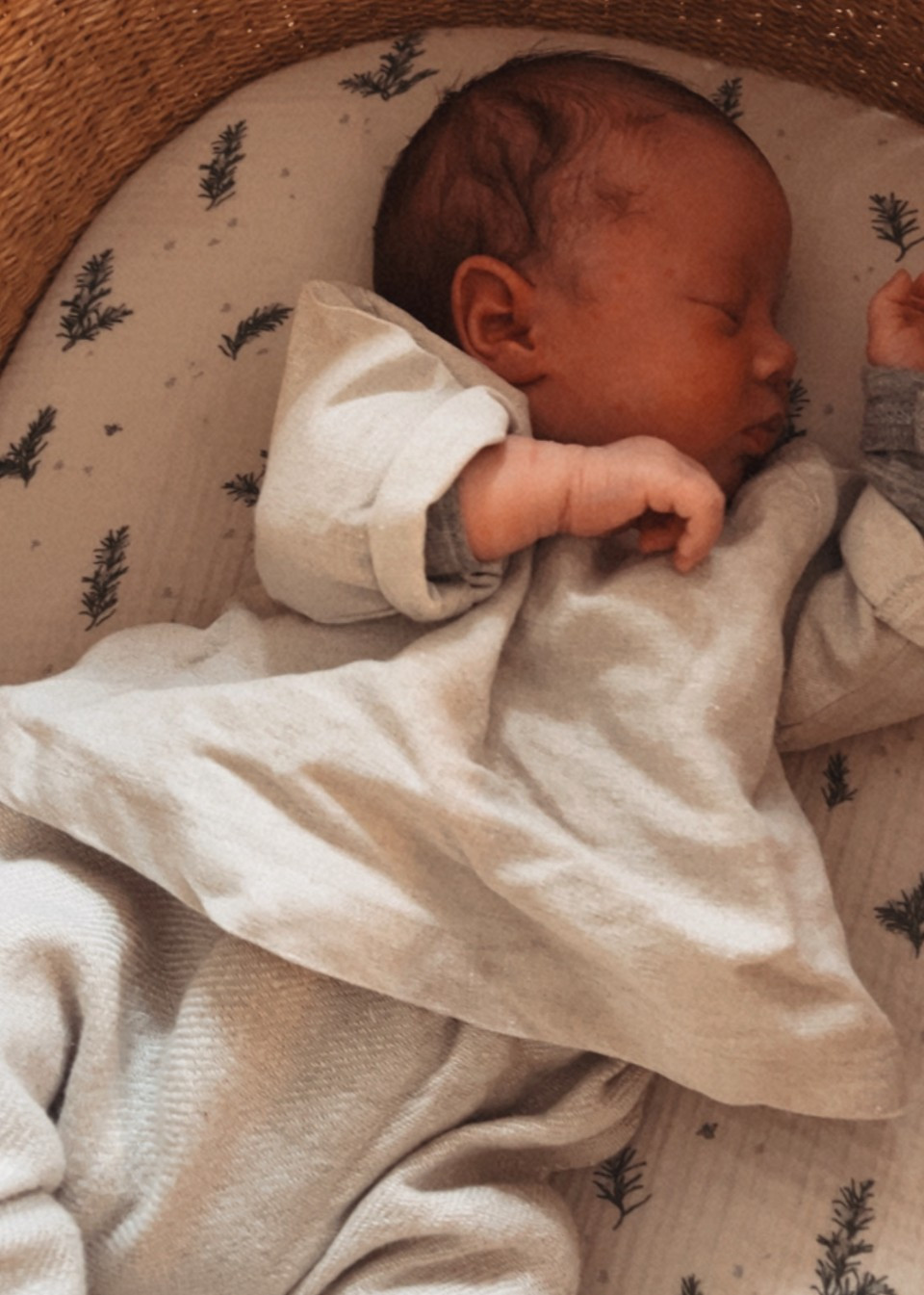 Blouse manches longues, lin beige