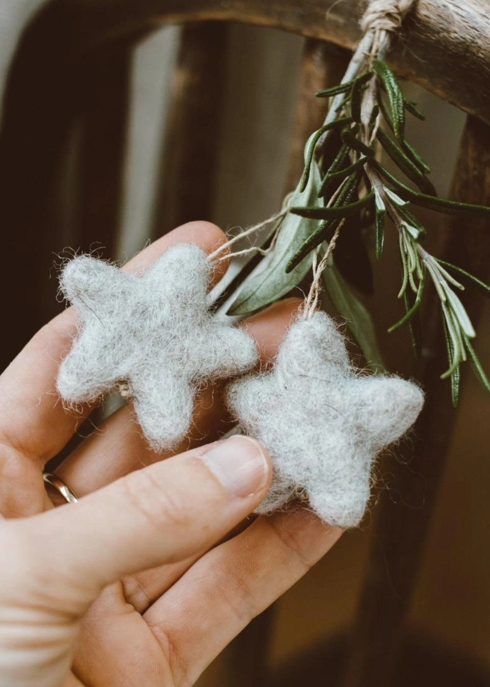 6 hanging stars - GOLDRICK NATURAL LIVING