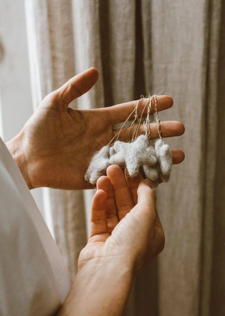 6 hanging stars - GOLDRICK NATURAL LIVING