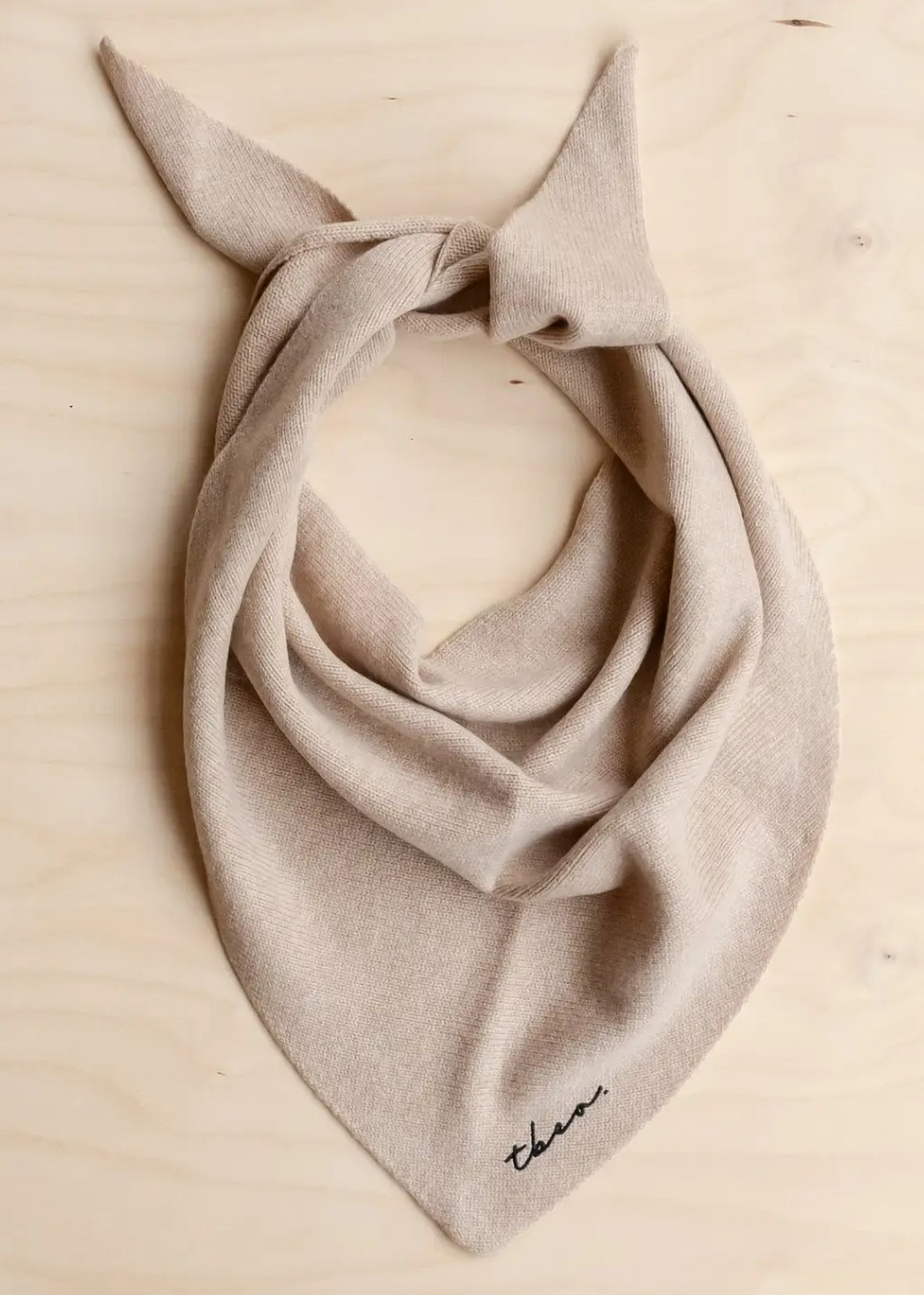 Beige triangle scarf - TBCo