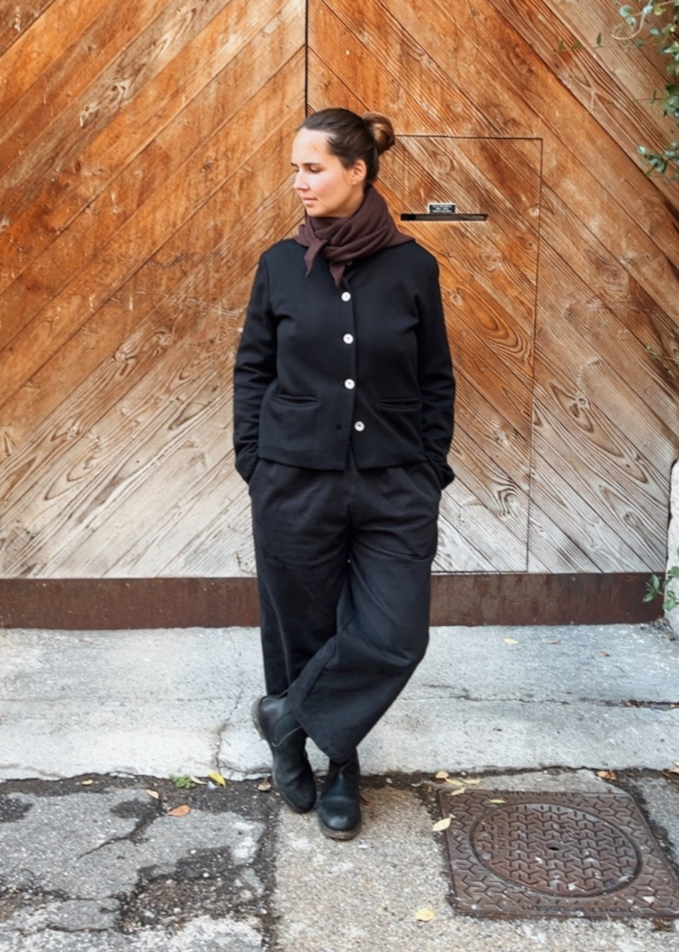 Brown triangle scarf - TBCo