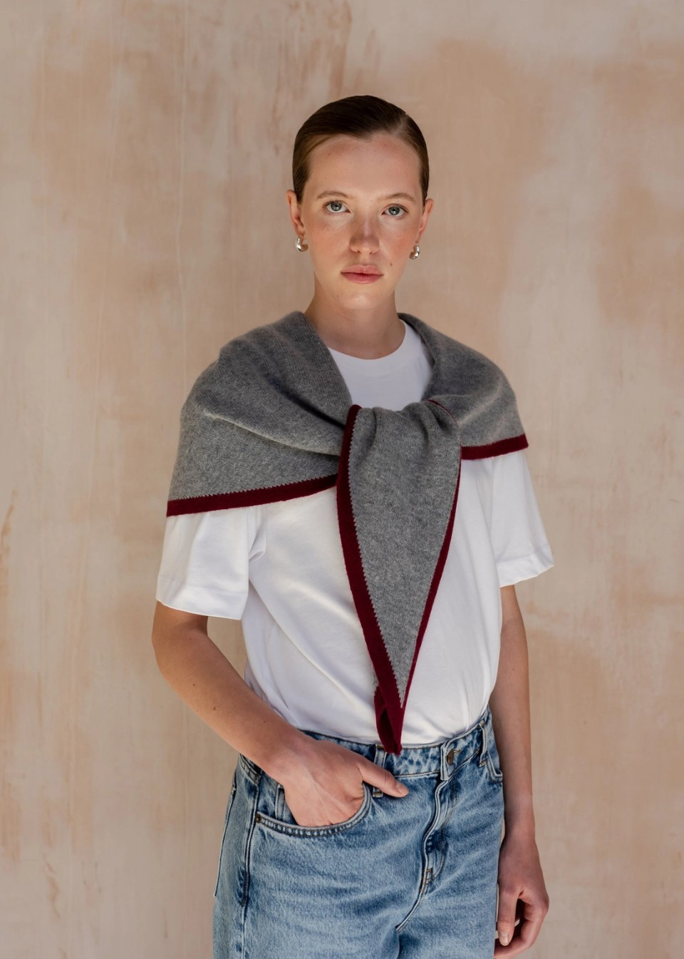 Two tons oversize triangle scarf - TBCo