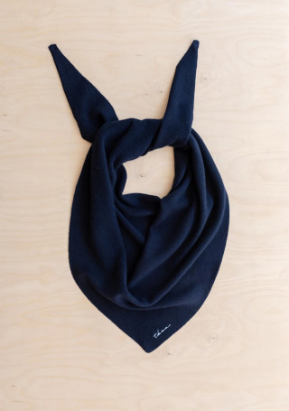 Blue oversize triangle scarf - TBCo