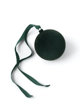 Pine green velvet Christmas ornament - NORDSTJERNE