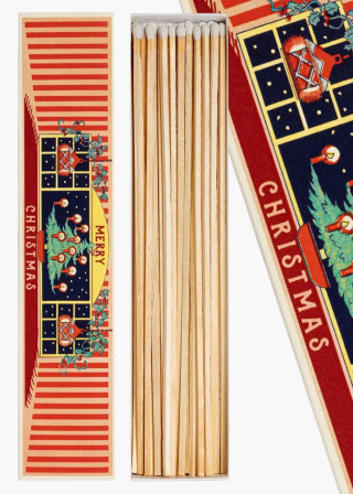 Long matchbox "Christmas at home"