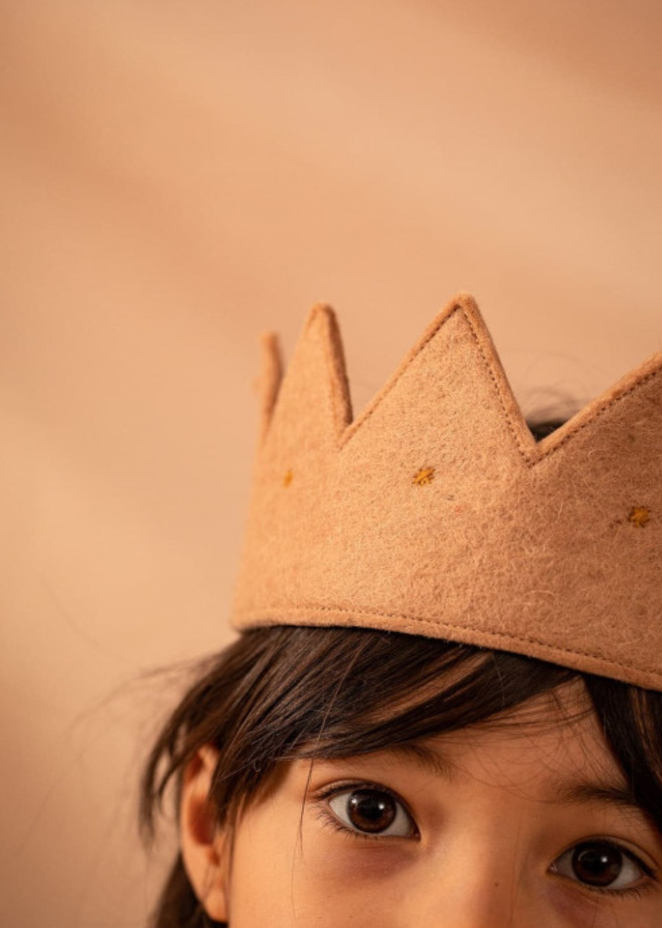 Couronne en feutre nude - MUSKHANE