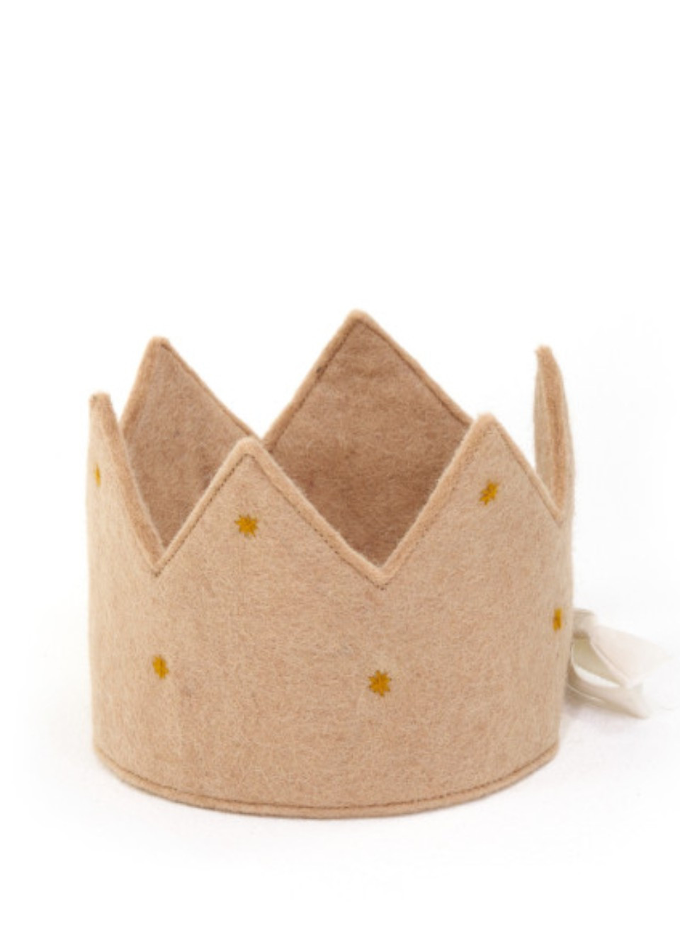 Nude felted crown - MUSKHANE