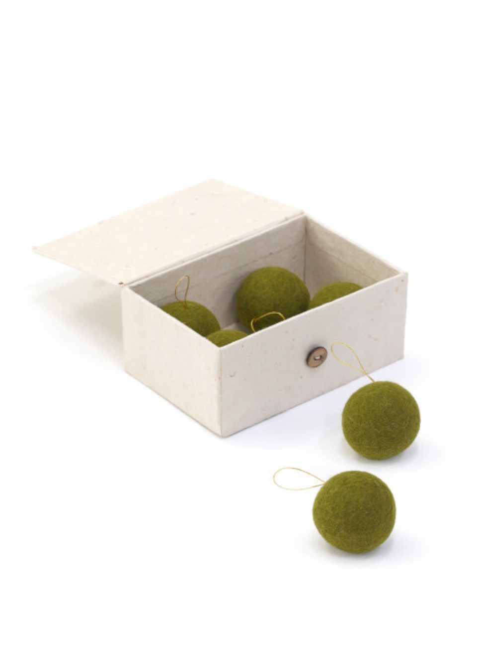 Coffret de 6 boules en feutre - MUSKHANE