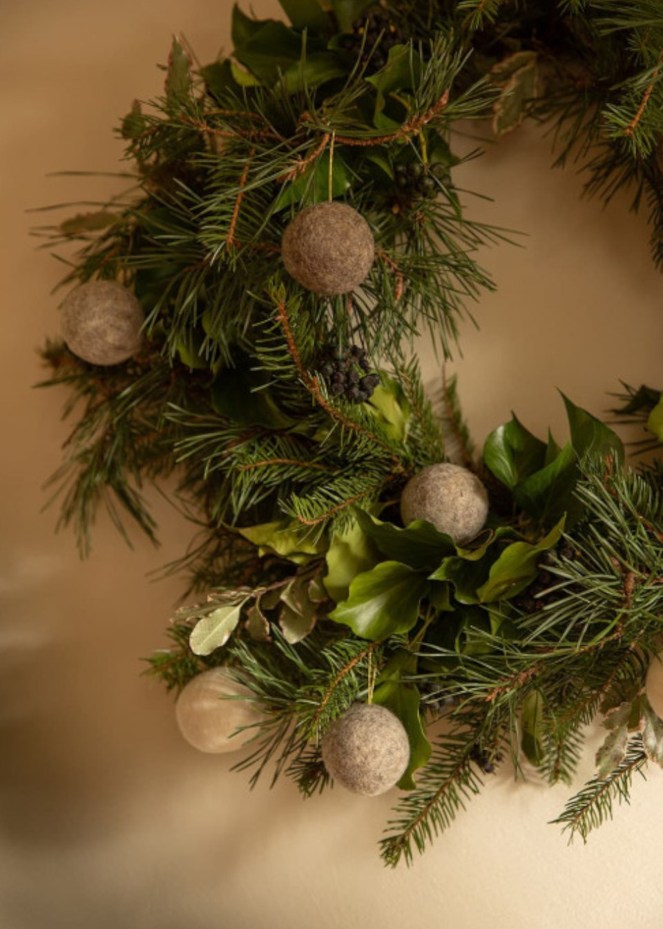 Coffret de 6 boules en feutre - MUSKHANE