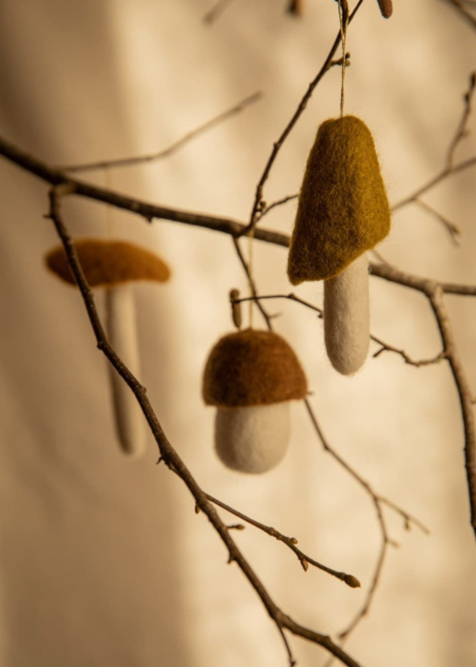 Set of 6 mushrooms to hang - MUSKHANE