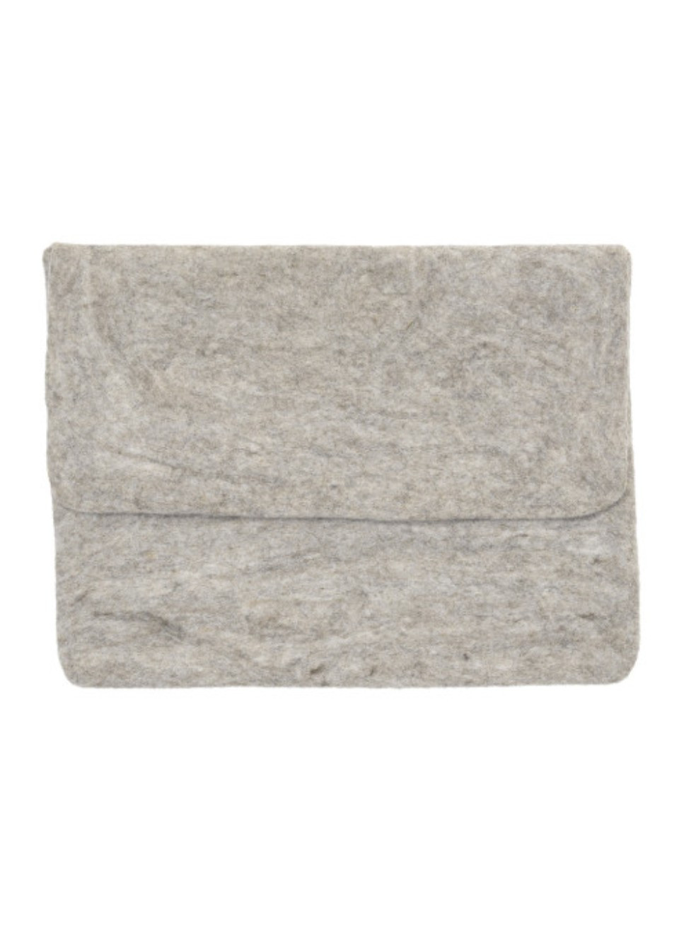 Grey Felted Pouch - MUSKHANE