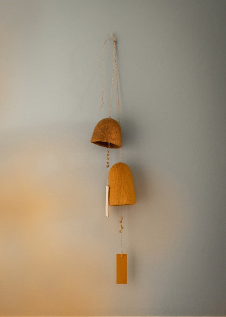 Gold felted bell - MUSKHANE