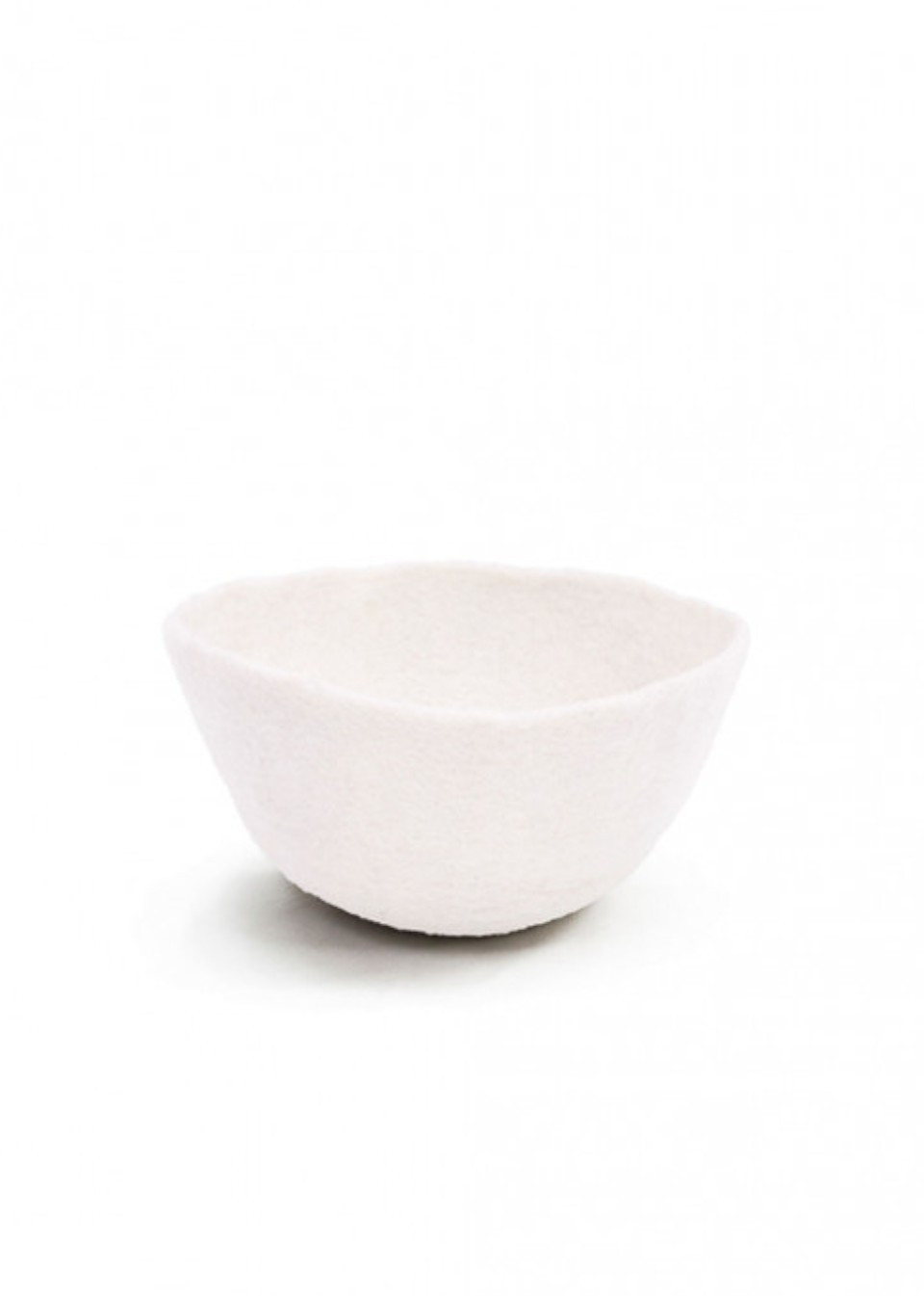 White felt basket - MUSKHANE