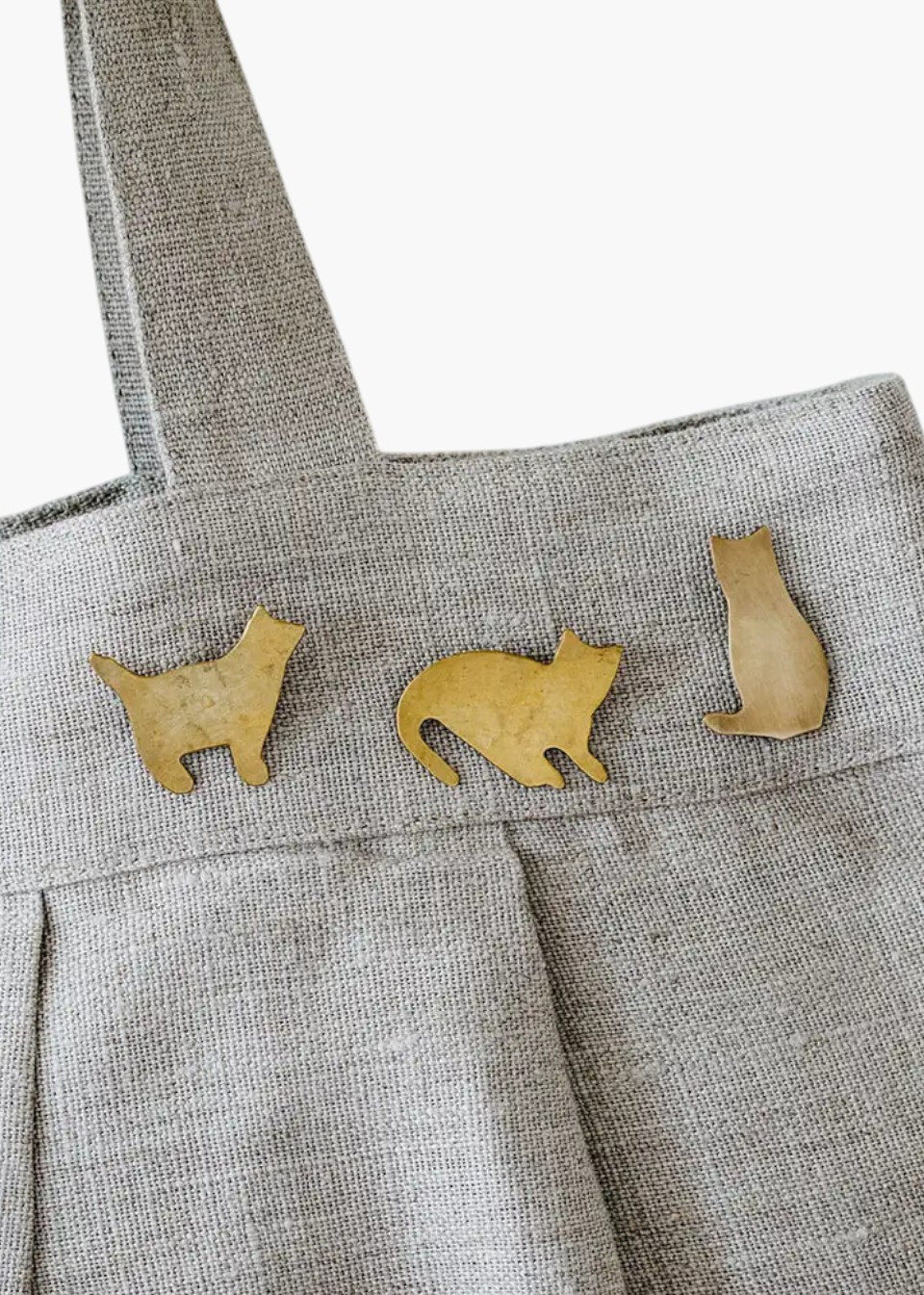 Broche en laiton - FOG LINEN WORK