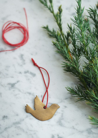 Brass Bird Ornament - MUSKHANE