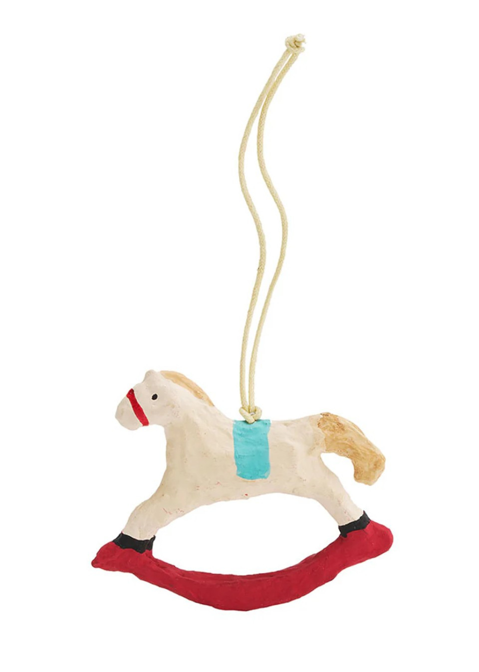Rocking Horse Papier-mâché Ornament- FOG LINEN WORK