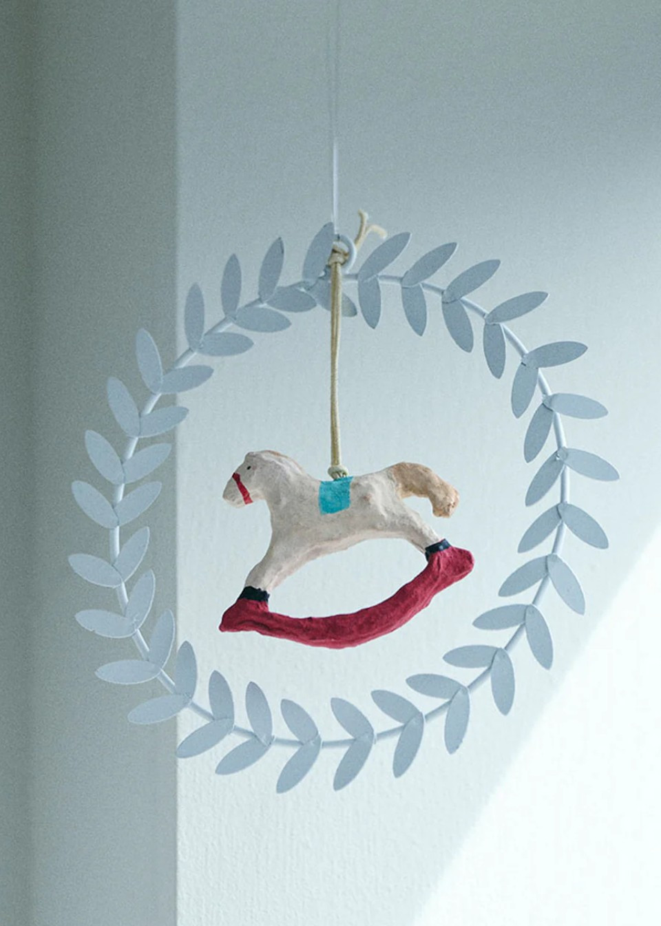 Rocking Horse Papier-mâché Ornament- FOG LINEN WORK