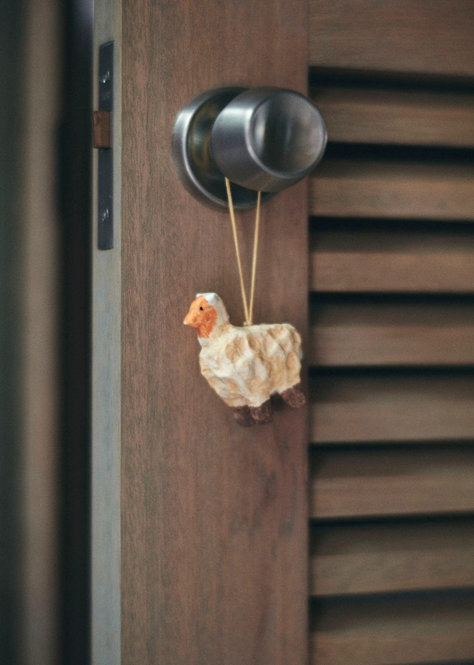 Sheep Papier-mâché Ornament- FOG LINEN WORK