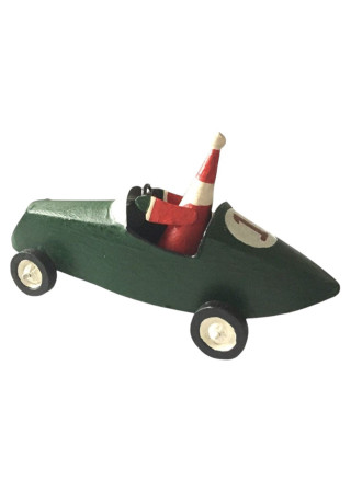 Santa Claus in a car - SANTA & FRIENDS