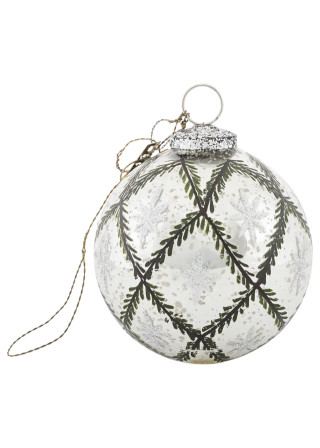 Boule en verre Feuillage - WALTHER & CO