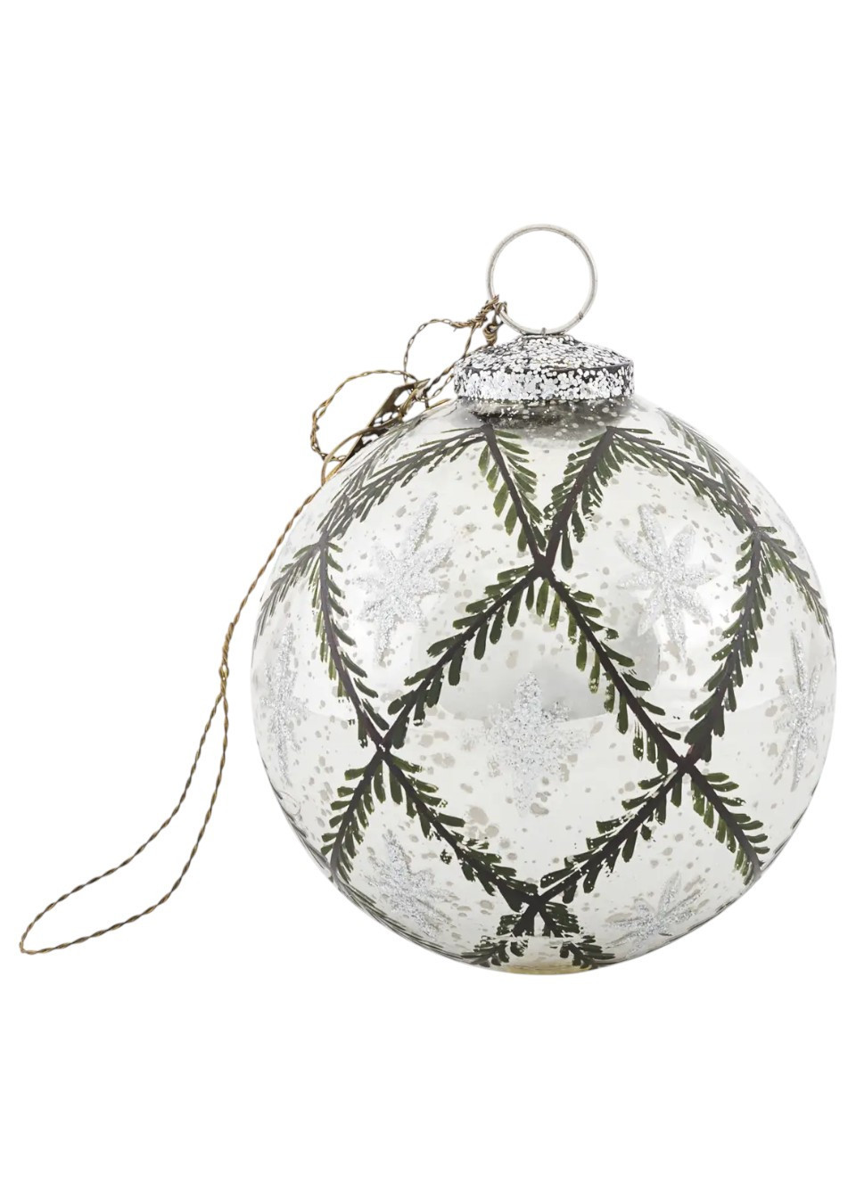 Boule en verre Feuillage - WALTHER & CO