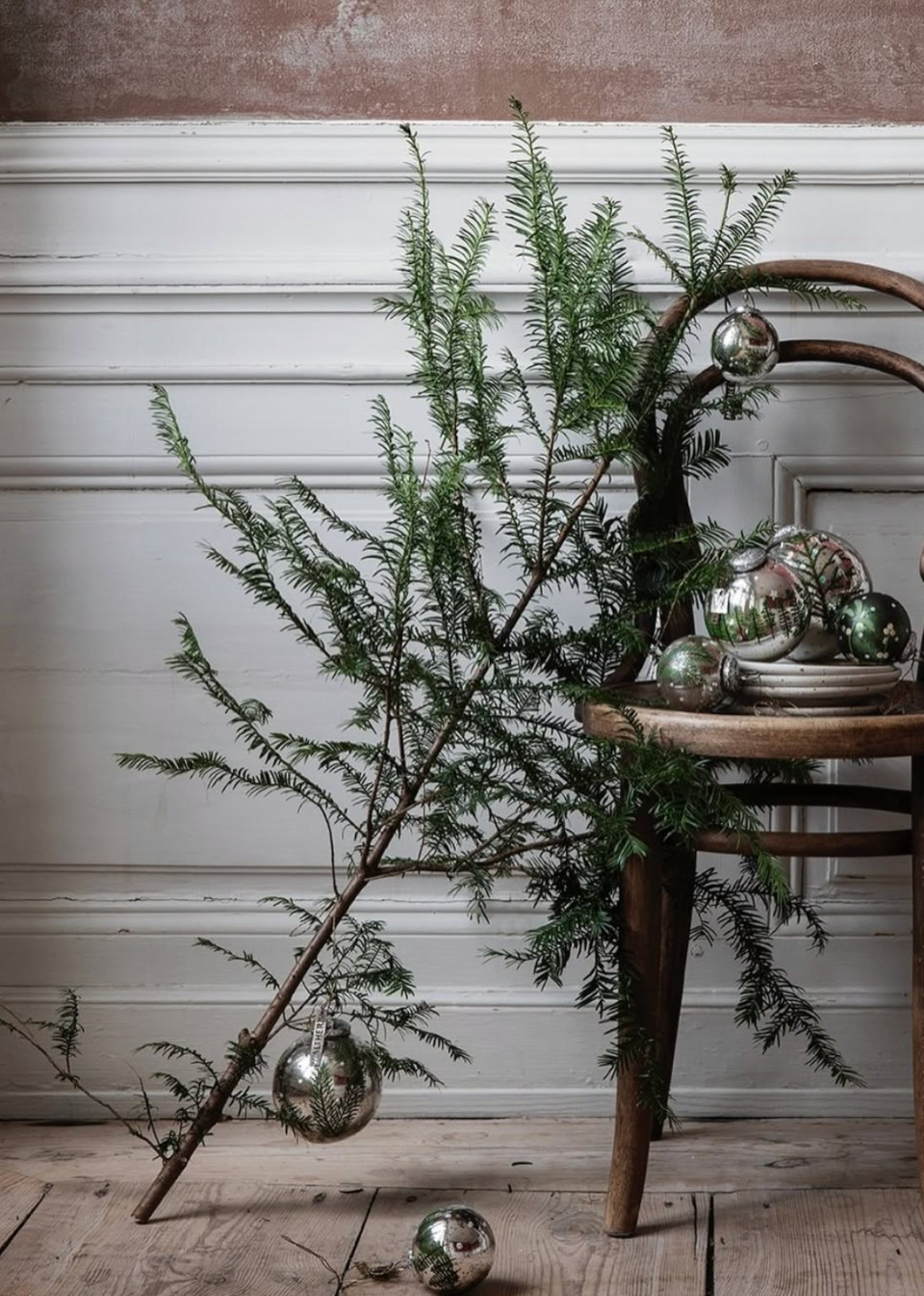 Boule en verre Sapins - WALTHER & CO