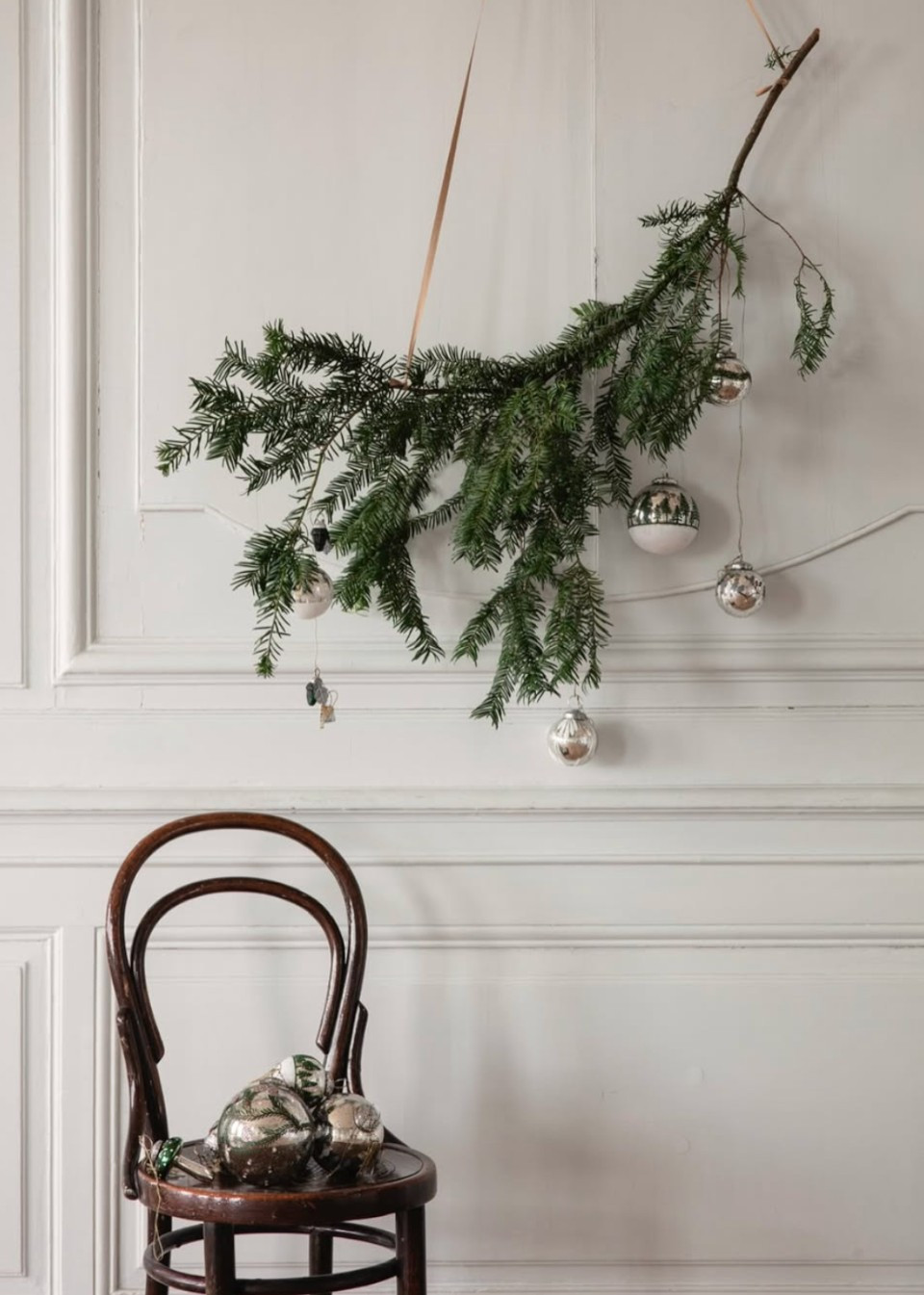 Boule en verre Sapins - WALTHER & CO