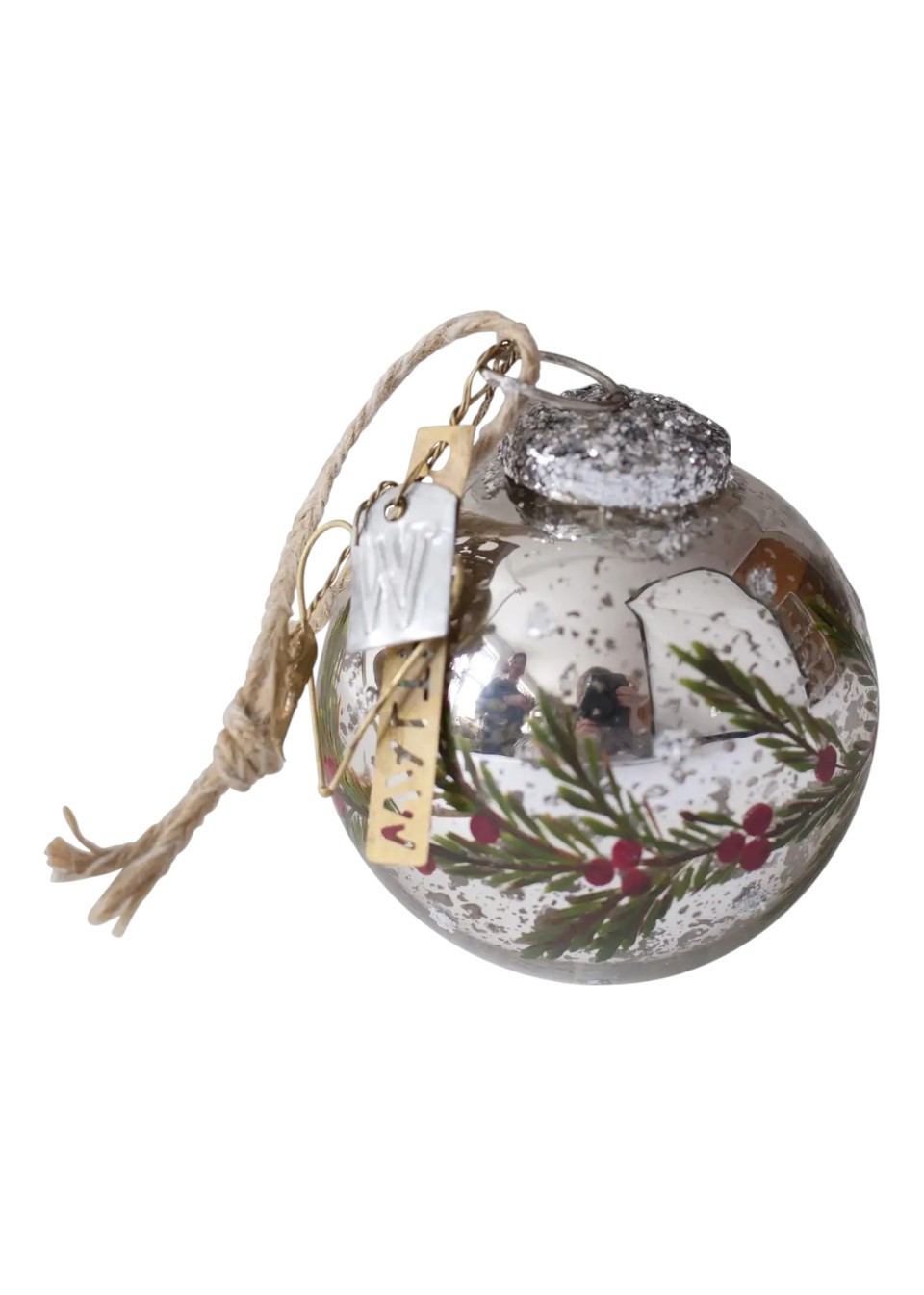 Boule en verre Houx - WALTHER & CO