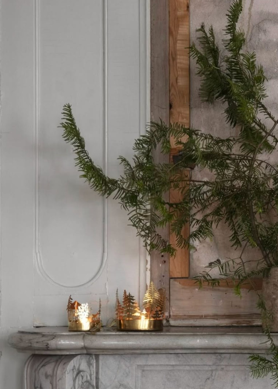 Photophore en laiton Sapins - WALTHER & CO