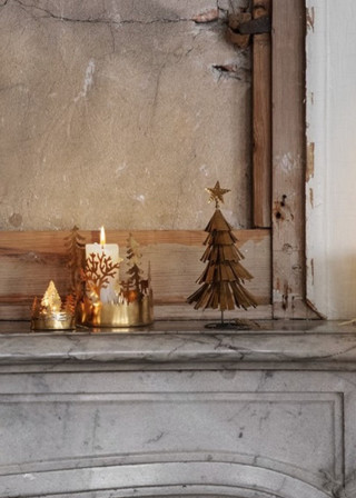 Photophore en laiton Maison & Jardin - WALTHER & CO