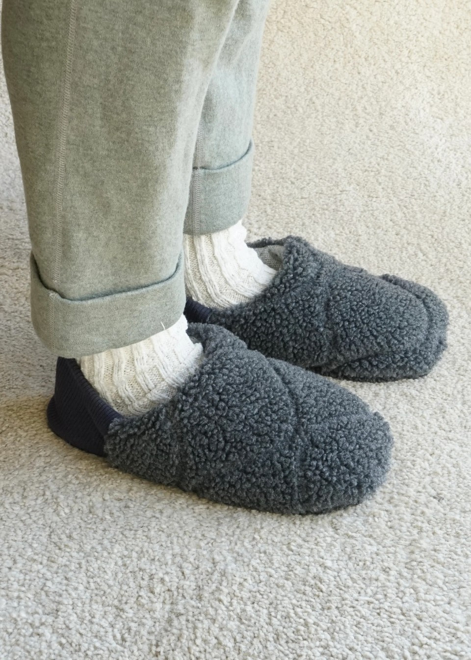 Chaussons japonais gris - MERIPPA