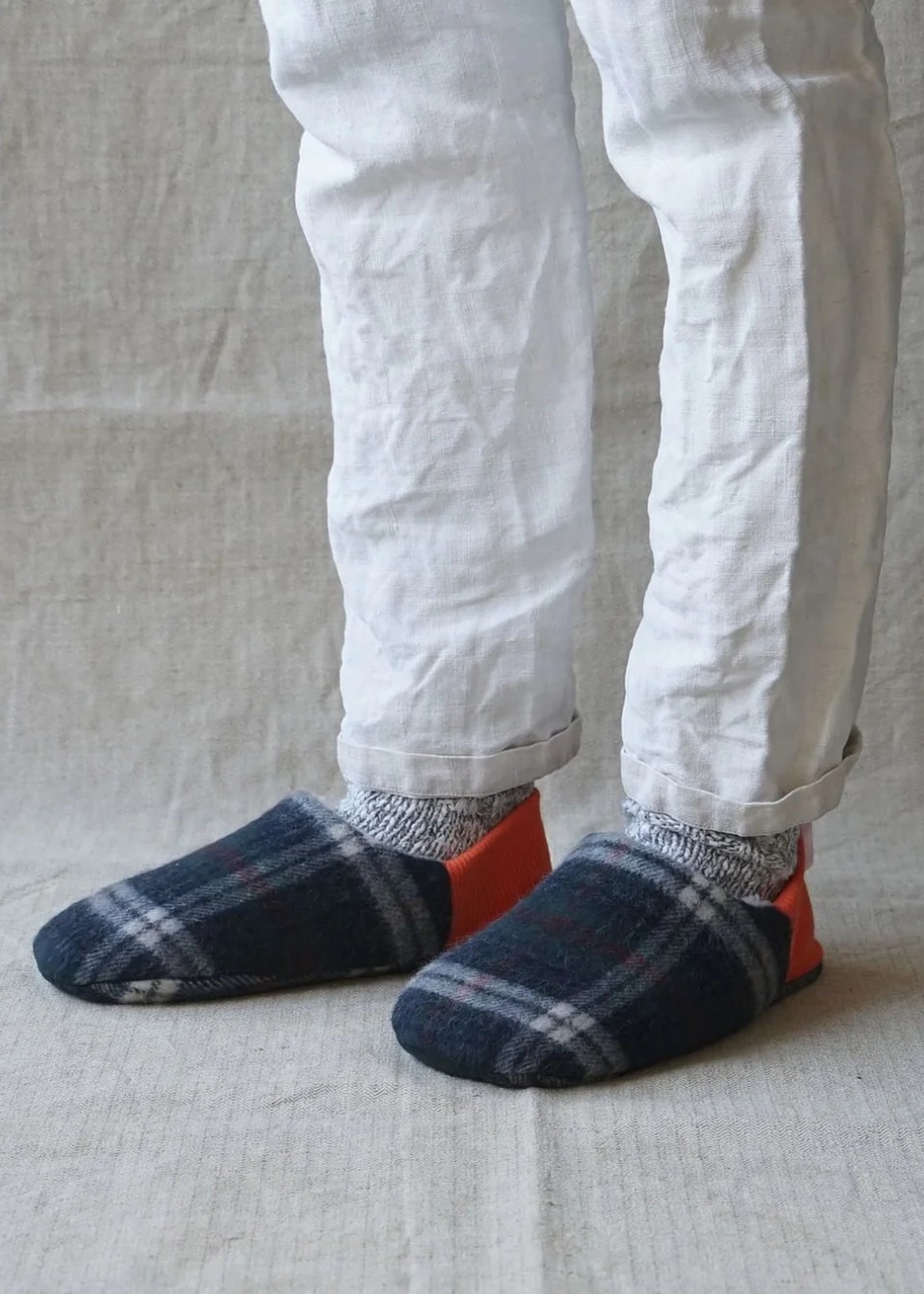 Tartan Japanese slippers - MERIPPA