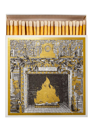 Square matchbox "Fireplace" - ARCHIVIST GALLERY