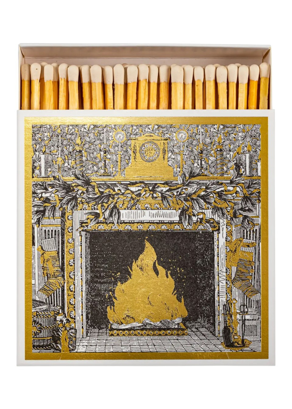 Square matchbox "Fireplace" - ARCHIVIST GALLERY