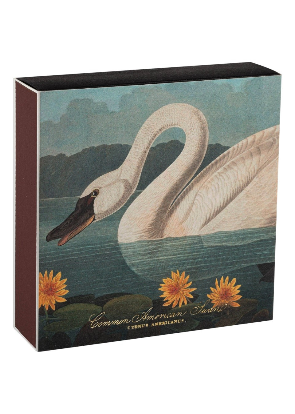 Square matchbox "Swan" - ARCHIVIST GALLERY